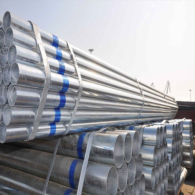 Tubo redondo galvanizado sumergido caliente del ms Carbon Steel Pipe de A106 A36 BS1139